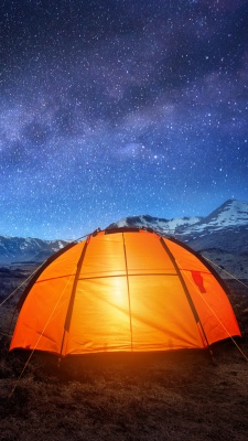 چادر-کمپ-شب-آسمان-ستاره-ستارگان