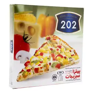پیتزا سبزیجات 450 گرمی 202