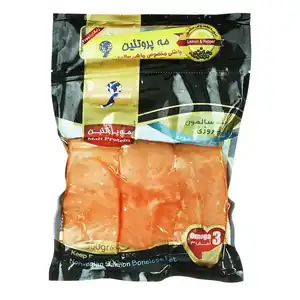 فیله ماهی سالمون نروژی بدون تیغ 500 گرمی مه‌پروتئین