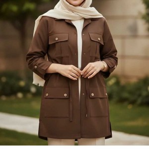 شومیز زنانه مانتویی 
