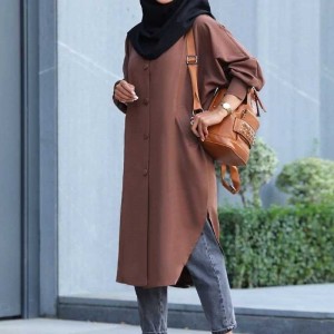 مانتو دانشجویی توکا جنس مازراتی درجه یک