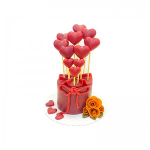 مینی کیک لواشکی قلب و گل
