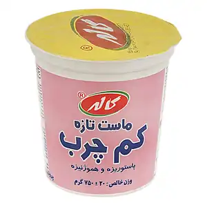 ماست 1،5 درصد چربی 750 گرمی کاله