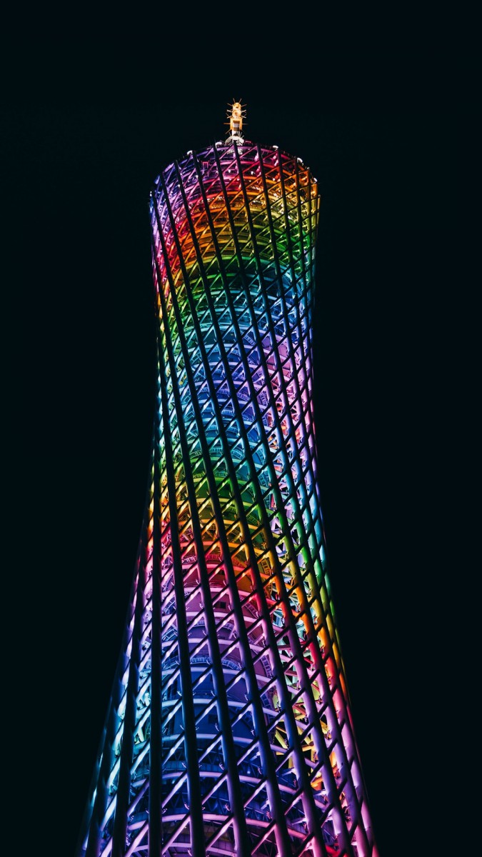 برج-شب-نورپردازی
