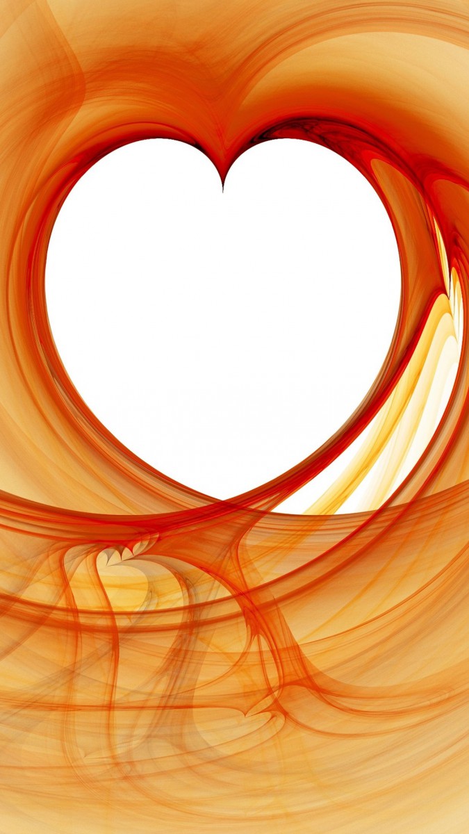 نارنجی-قلب
