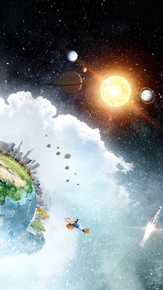 فضا-کره-کره زمین-آسمان