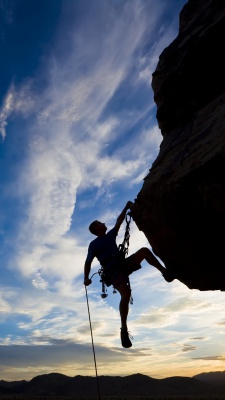 کوهنوردی-صخره-صخره نوردی-غروب-موفقیت