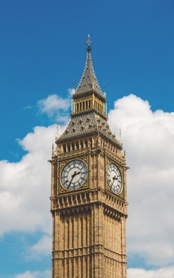 ساعت-برج-برج ساعت-لندن-اسمان-آبی-ابر-معماری-گردشگری