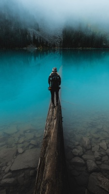 تنهایی-دریاچه