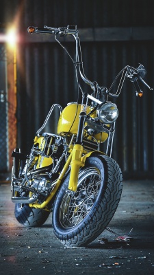 موتور سواری-موتور-زرد