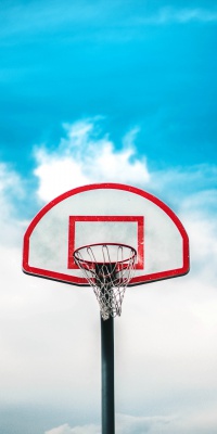 بسکتبال-حلقه بسکتبال-آسمان