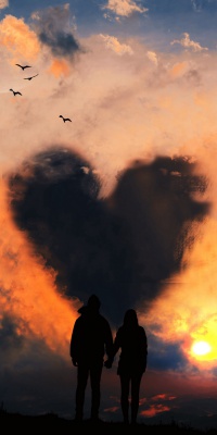قلب-عاشقانه-آسمان