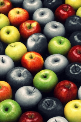 سیب-رنگی-میوه