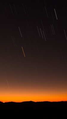 ستاره دنباله دار-شب-غروب