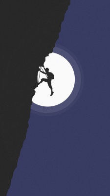 صخره نوردی-شب-ماه-موفقیت-بنفش