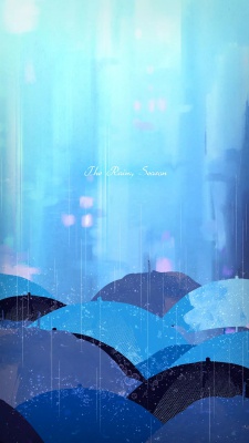 باران-چتر-آبی