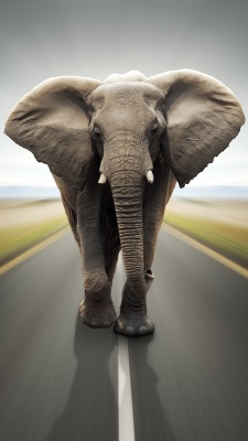 فیل-جاده