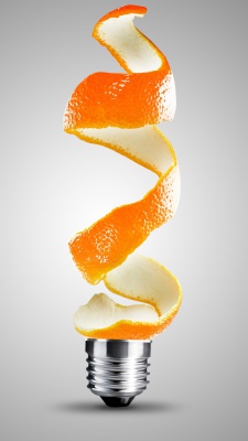 لامپ-پرتقال-نارنجی