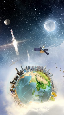 ماهواره-کره-کره زمین-فضا
