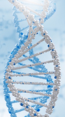 دی ان ای-DNA-آبی-سفید