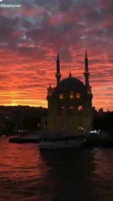 دریاچه-غروب