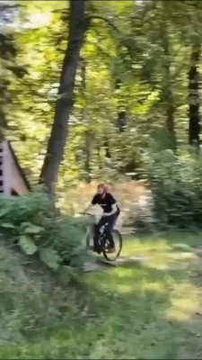 ورزشی-دوچرخه سواری-جنگل
