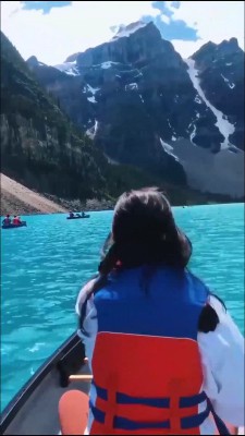 قایق-قایق رانی-کوهستان-دریاچه