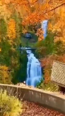 منظره-پاییز-آبشار